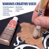 AMACO Rub n Buff Wax Metallic Finish - 2 Rub n Buff Autumn Gold 15ml Tubes - Versatile Gilding Wax for Finishing Furniture Antiquing and Restoration - Rub and Buff Colors Set of Two view 4