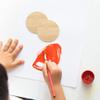 20pcs Unfinished Round Painting Chips Smooth Natural Circles for Boys and Girls Crafting for Painting Engraving and Home Decor Activities view 2