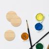 20pcs Unfinished Round Painting Chips Smooth Natural Circles for Boys and Girls Crafting for Painting Engraving and Home Decor Activities view 3