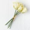 Group of 2 Green Artificial Tulip Bouquets for Spring Arrangements and Displays by Factory Direct Craft (12" H) view 4