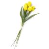 Group of 2 Yellow Artificial Tulip Bouquets for Spring Arrangements and Displays by Factory Direct Craft (17" H) view 2