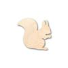 Unfinished Wood Squirrel Shape Animal Craft up to 46" DIY 12" / 1/8" view 1