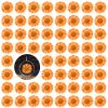 60PCS Dried Flowers for Resin, Orange Pressed Dry Needle Chrysanthemum Flowers for Candle Making Desk Lamp Craft DIY Jewelry Phone Case House Decoration view 1