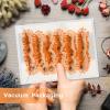 60PCS Dried Flowers for Resin, Orange Pressed Dry Needle Chrysanthemum Flowers for Candle Making Desk Lamp Craft DIY Jewelry Phone Case House Decoration view 3