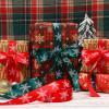 DECYOOL 4 Rolls 100 Yards Christmas Snowflake Ribbons for Gift Wrapping, 25mm Wide Red and Green Satin Ribbon for Festival Holiday Party Decorations DIY Crafts view 3