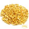 100 Gram Assorted Styles Column Spacer Beads Alloy Barrel Tube Loose Spacer Beads Jewelry Findings Accessories for DIY Bracelet Necklace Craft Supplies, Bright Golden view 2