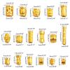 100 Gram Assorted Styles Column Spacer Beads Alloy Barrel Tube Loose Spacer Beads Jewelry Findings Accessories for DIY Bracelet Necklace Craft Supplies, Bright Golden view 3