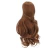 Jakoo BJD Doll Wig High Temperature Filament Pure Fringe Hair Wig Doll Cut DIY for 2124cm Head Circumference Light Brown view 1