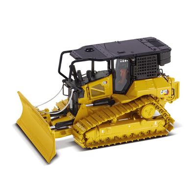 Diecast Masters 1:50 Scale Cat D5 LGP Fire Suppression Bulldozer for Collectors, Caterpillar Track-Type Tractor Construction Vehicle Model Replica, High Line Series, 85952