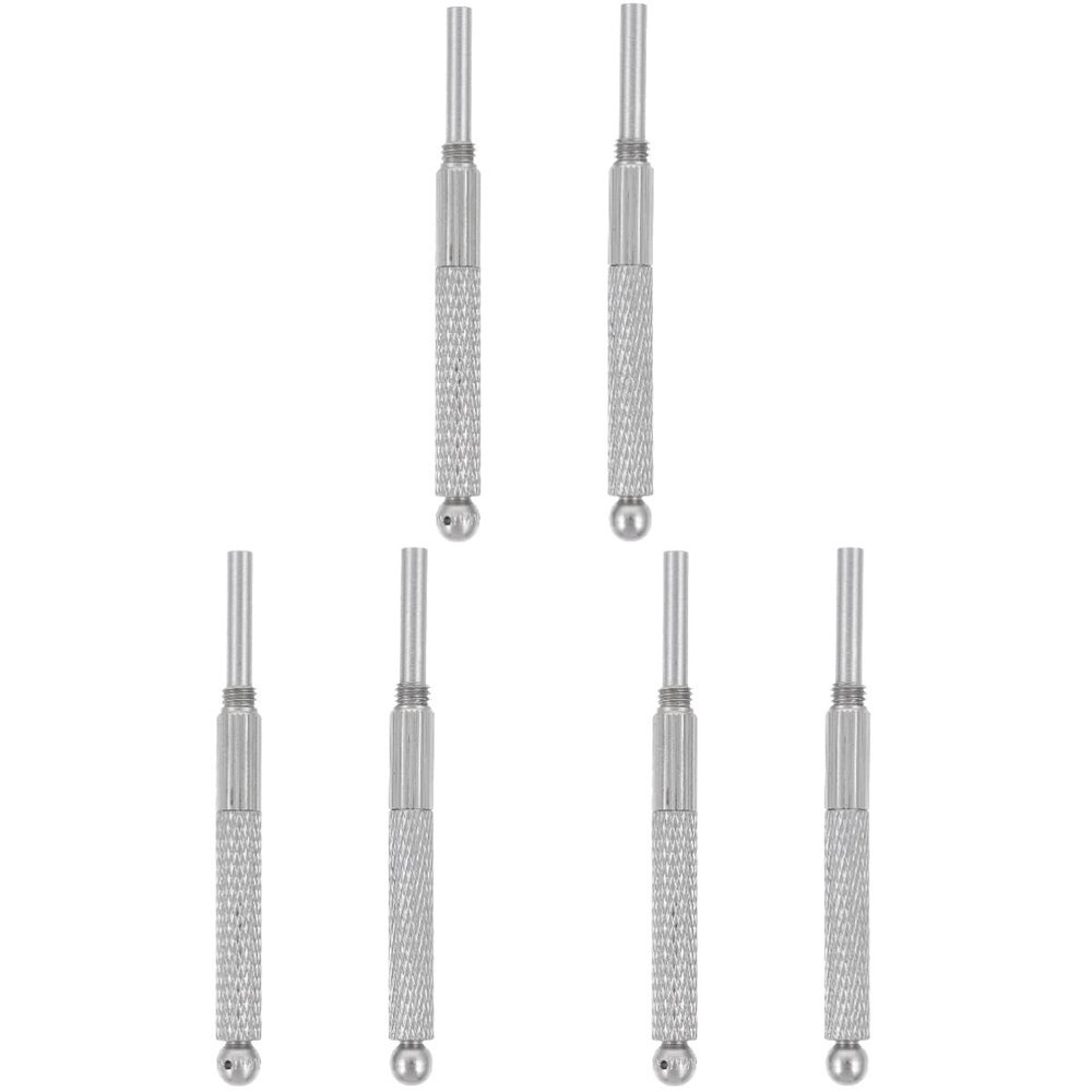 TEHAUX 6pcs Needle Straightening Tool Floral Frogs Cleaner for Debris Removal Compact Design for for Flower Arranging and Maintenance