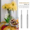 TEHAUX 6pcs Needle Straightening Tool Floral Frogs Cleaner for Debris Removal Compact Design for for Flower Arranging and Maintenance view 2
