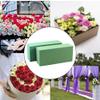 KRE 8 Piece Gentle Grip Green Foam Floral Blocks for Silk or Dried Flowers Winter Spring Summer Fall view 3