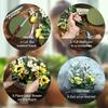 KRE 8 Piece Gentle Grip Green Foam Floral Blocks for Silk or Dried Flowers Winter Spring Summer Fall view 4