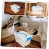 Zerodeko 5pcs Handheld Storage Box Desktop Organizer for Toys Accessories Lightweight Material Lid for Bathroom Bedroom Use view 4