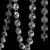 10 Meters Acrylic Glass Clear Garland Strand with Silver Rings Hanging Bead Curtain Chains Wedding Decor view 1