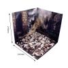 Almencla 1/12 Backdrop Scene Model Diorama Simulation Layout Scene Background Collection Photo Board, Debris view 3