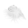 Lusofie Shaggy Plush Faux Fur Fabric Precut Strips 2x60inch White Fur Fluffy Fuzzy Craft Fur for Gnomes Beard Santa Claus Hair Dwarf Cosplay Costume DIY Craft Christmas Decoration view 1