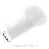 Lusofie Shaggy Plush Faux Fur Fabric Precut Strips 2x60inch White Fur Fluffy Fuzzy Craft Fur for Gnomes Beard Santa Claus Hair Dwarf Cosplay Costume DIY Craft Christmas Decoration view 2