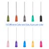 BENECREAT 80PCS 10 Different Gauge Blunt Tip Needles Dispensing Needles 55.5x7.5mm with Plastic Cotainer for Refilling E-Liquid Ink, and Rhinestones Crafts view 4