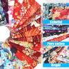 30Pcs 8 x 10 Inch Fat Quarters Cotton Fabric Bundle Squares Patchwork, Japanese Style Printed Cotton Wrapping Cloth Quilting Fabric Bundles for DIY Patchwork Sewing view 2