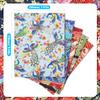 30Pcs 8 x 10 Inch Fat Quarters Cotton Fabric Bundle Squares Patchwork, Japanese Style Printed Cotton Wrapping Cloth Quilting Fabric Bundles for DIY Patchwork Sewing view 3