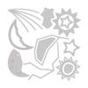 Sizzix Thinlits Die Set 12PK Night Light by Jennifer Ogborn | 666021 | Chapter 4 2022 view 2