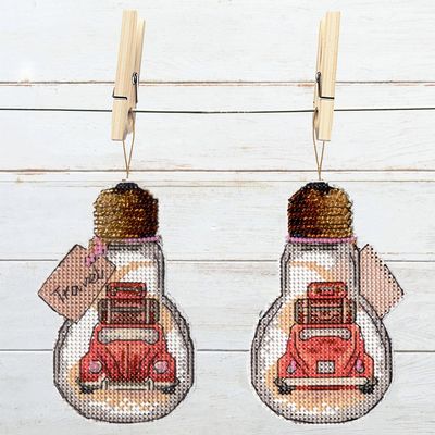 Crystal Art Counted Cross Stitch kit T-84C Travel