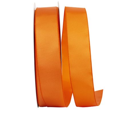 Reliant Ribbon 93855W-058-40K Grosgrain Sheen Value Wired Edge Ribbon, 2-1/2 Inch X 50 Yards, Orange