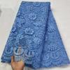 MSBRIC African Lace Fabric The Latest Green Indian Saree Fabric Quality Tulle 3D Sequins lace Fabric Wedding Material - 5 Yards Lace Fabrics for Bridal Sewing Materials Color 1085 view 4