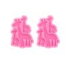 AMZTOART Super Glossy Giraffe Family Resin Mold DIY Keychain Art Silicone Crafting Molds with Epoxy view 3