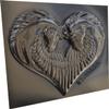 SvitMolds Mold DIY Panno Panel Bas-Relief Nice Horse's Heart Head Concrete Plaque Moulds Decor Wall D76 view 1