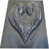 SvitMolds Mold DIY Panno Panel Bas-Relief Nice Horse's Heart Head Concrete Plaque Moulds Decor Wall D76 view 3