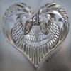 SvitMolds Mold DIY Panno Panel Bas-Relief Nice Horse's Heart Head Concrete Plaque Moulds Decor Wall D76 view 4