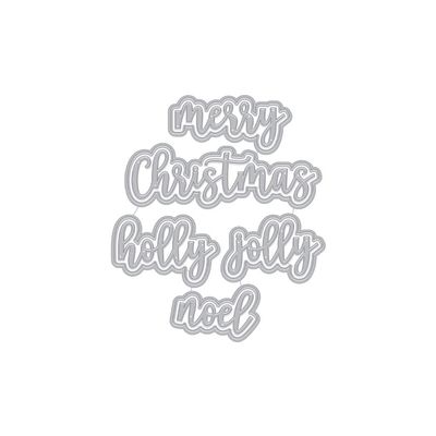 Hero Arts DF092 Fancy Die, Christmas Words
