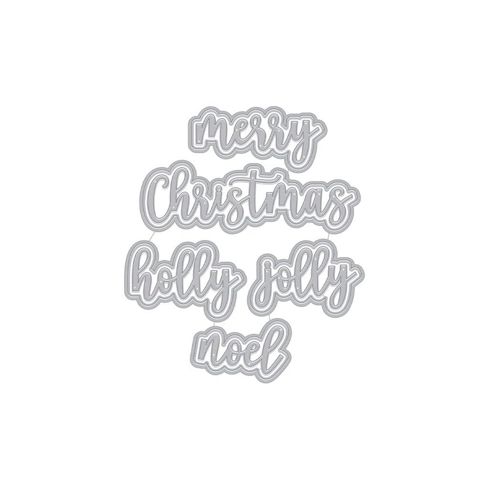 Hero Arts DF092 Fancy Die, Christmas Words
