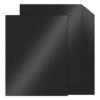 100 Sheets Black Shimmer Cardstock 8.5 x 11 Metallic Paper, Goefun 80lb Halloween Card Stock Letter Size Sheets for Invitations, Scrapbooking, Crafts, Graduations view 1