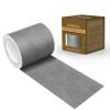 Azbour Leather Repair Tape Patch, 2.4''x15' Super Adhesive, Self-Adhesive Leather Patch for Restoration and Refurbishment of Sofas, Car Seats, Furniture, Vinyl Furniture, Chairs.Gray view 1