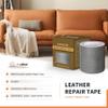 Azbour Leather Repair Tape Patch, 2.4''x15' Super Adhesive, Self-Adhesive Leather Patch for Restoration and Refurbishment of Sofas, Car Seats, Furniture, Vinyl Furniture, Chairs.Gray view 3