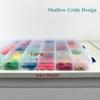 BangQiao 2 Pack Fixed 48 Grids Clear Plastic Divider Storage Box, Transparent Organizer Container Case for Bead, Button, Jewelry, Diamond, Craft, Small Parts, Sewing KitDIY Accessories view 3