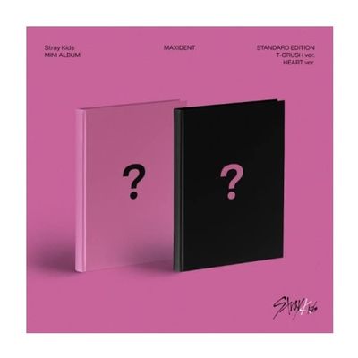 DREAMUS Stray Kids MAXIDENT 7th Mini Album Standard Version CD+Photobook+Lyrics paper+Photocard+Mini poster on pack+Face sticker+Tracking (SET(T-CRUSH+HEART))