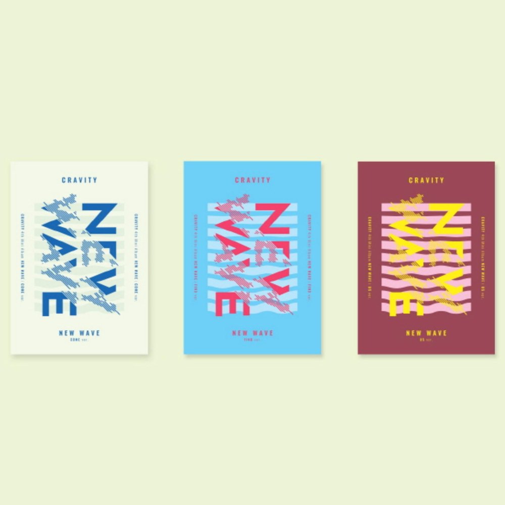 DREAMUS CRAVITY NEW WAVE 4th Mini Album Dust jacket+Folding poster on pack+Photobook+Photocard+Unit Photocard+Wave card+Sticker+Tracking (COME Version)