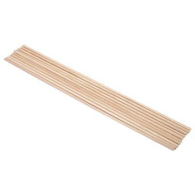 10 PCS Dowel Rods Wood Sticks Wooden Dowel Rods, Personally Constructed Wooden Arts Craft Sticks, Unfinished bamboos Sticks for Crafts and DIYers (4MM*30CM)