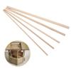10 PCS Dowel Rods Wood Sticks Wooden Dowel Rods, Personally Constructed Wooden Arts Craft Sticks, Unfinished bamboos Sticks for Crafts and DIYers (4MM*30CM) view 3