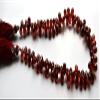 1 Strand Natural 8.5 inch Natural Gemstone Faceted Beads Drop Shape Briolettes Very Rare Red Garnet 6 to 7 MM view 2