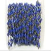 5 Feet Lapis Lazuli Hydro Spacer Seed Beads Beaded Chain - Oxidized Wire Wrapped Chain - Beads Measure 3-4mm Size view 1