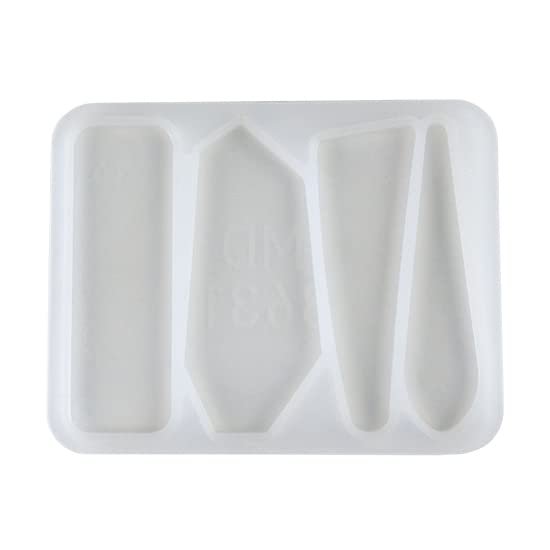 Cool Tools - Silicone Jewelry Mold for Resin (RES-323-Chunky Barrettes)