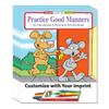 ZOCO Practice Good Manners Custom Coloring Books (250 Pack, with Crayons) Positive Behavior Management, Games, Puzzles, Activities for Kids view 1
