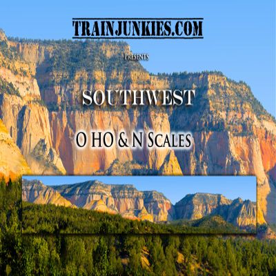 Southwest Model Railroad Backdrop (O Scale)