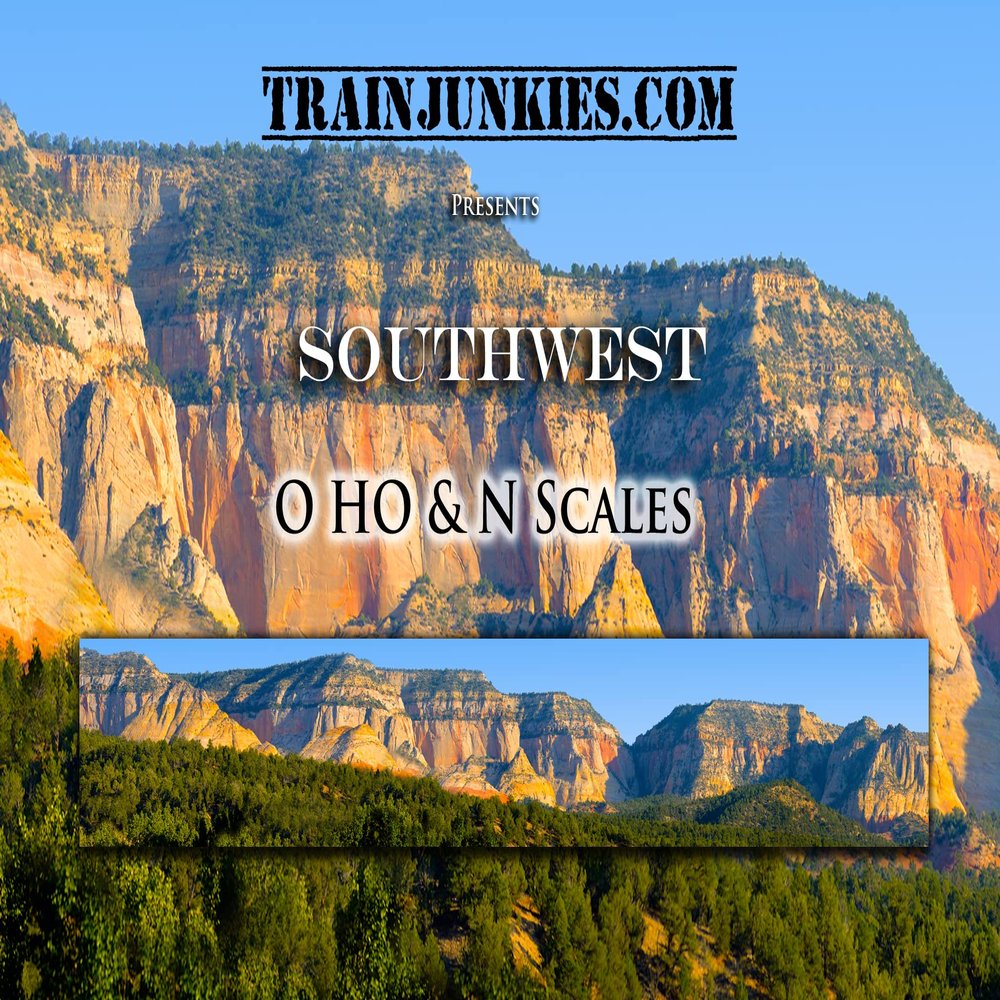 Southwest Model Railroad Backdrop (O Scale)