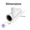 9" x 5 yd Fusible White 100% Cotton Woven Iron On Interfacing, for Crafting, Quilting, Sewing, Shirt Plackets, Dresses, Collars, Cuffs and Other DIY Projects by H.B.I. Products view 2